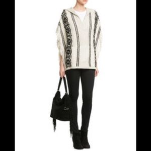 Closed hoodie poncho